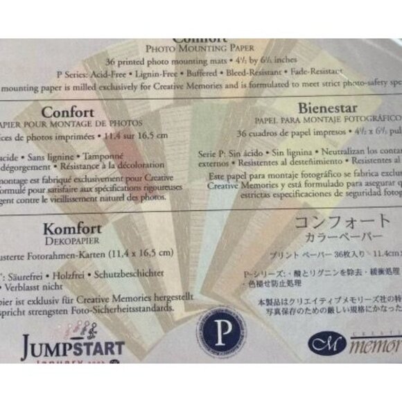 Creative Memories Mounting Mats for Photos Pink Passion & Comfort 66 Pieces - Picture 4 of 4